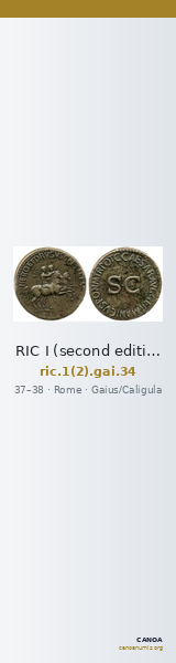 RIC I (second edition) Gaius/Caligula 34 — CANOA