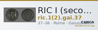 RIC I (second edition) Gaius/Caligula 37 — CANOA