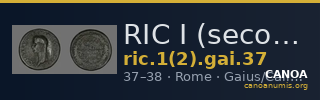 RIC I (second edition) Gaius/Caligula 37 — CANOA