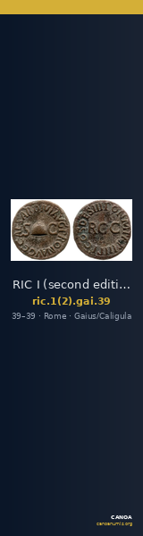 RIC I (second edition) Gaius/Caligula 39 — CANOA