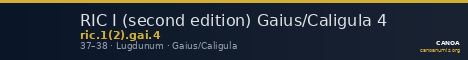 RIC I (second edition) Gaius/Caligula 4 — CANOA