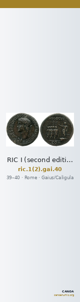 RIC I (second edition) Gaius/Caligula 40 — CANOA