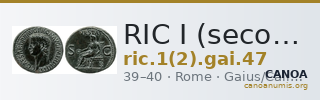 RIC I (second edition) Gaius/Caligula 47 — CANOA