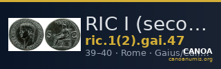 RIC I (second edition) Gaius/Caligula 47 — CANOA