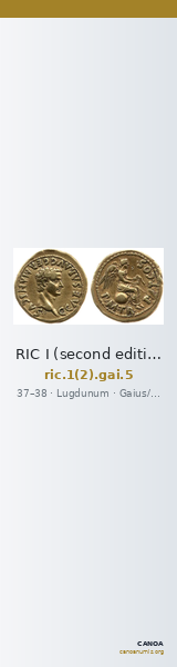 RIC I (second edition) Gaius/Caligula 5 — CANOA