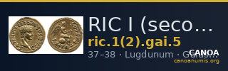 RIC I (second edition) Gaius/Caligula 5 — CANOA