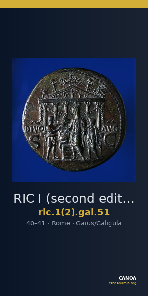 RIC I (second edition) Gaius/Caligula 51 — CANOA