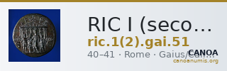 RIC I (second edition) Gaius/Caligula 51 — CANOA