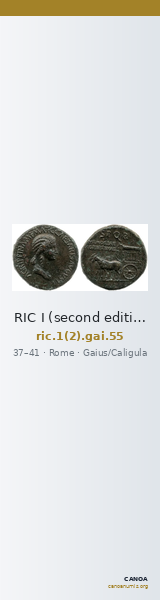 RIC I (second edition) Gaius/Caligula 55 — CANOA