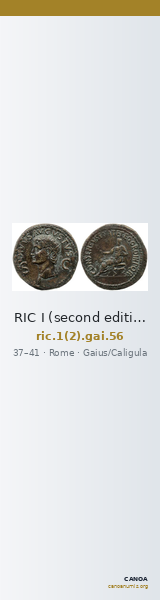 RIC I (second edition) Gaius/Caligula 56 — CANOA