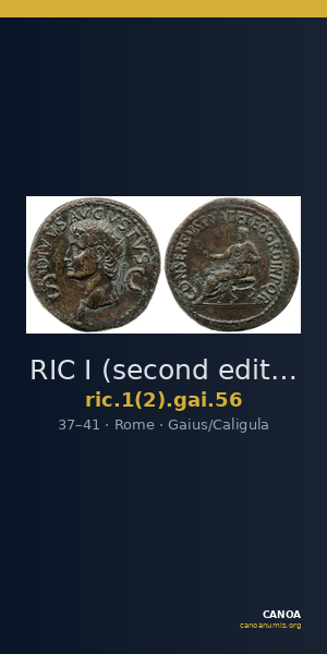 RIC I (second edition) Gaius/Caligula 56 — CANOA