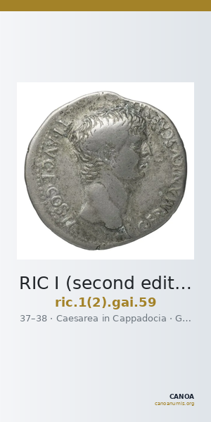 RIC I (second edition) Gaius/Caligula 59 — CANOA