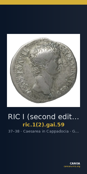 RIC I (second edition) Gaius/Caligula 59 — CANOA