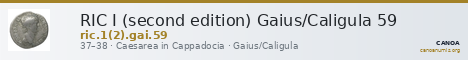RIC I (second edition) Gaius/Caligula 59 — CANOA
