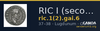 RIC I (second edition) Gaius/Caligula 6 — CANOA