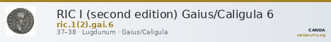 RIC I (second edition) Gaius/Caligula 6 — CANOA