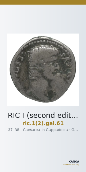 RIC I (second edition) Gaius/Caligula 61 — CANOA