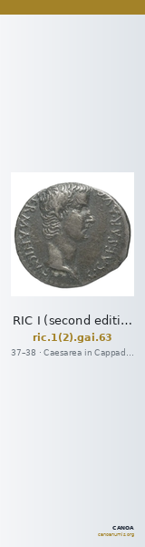 RIC I (second edition) Gaius/Caligula 63 — CANOA