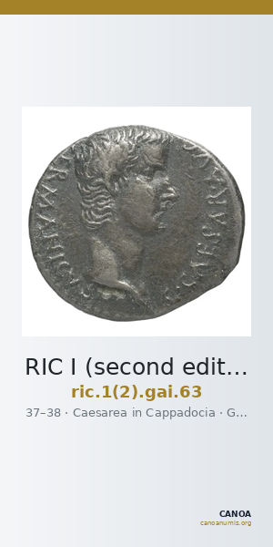 RIC I (second edition) Gaius/Caligula 63 — CANOA