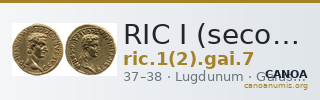 RIC I (second edition) Gaius/Caligula 7 — CANOA