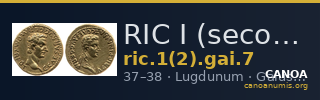 RIC I (second edition) Gaius/Caligula 7 — CANOA