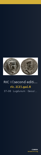 RIC I (second edition) Gaius/Caligula 8 — CANOA