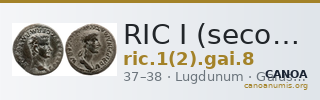 RIC I (second edition) Gaius/Caligula 8 — CANOA