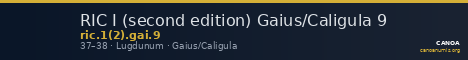 RIC I (second edition) Gaius/Caligula 9 — CANOA