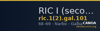 RIC I (second edition) Galba 101 — CANOA