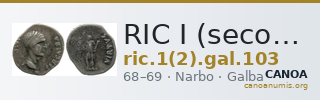 RIC I (second edition) Galba 103 — CANOA