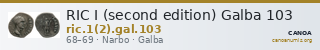 RIC I (second edition) Galba 103 — CANOA