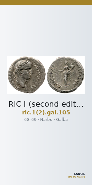 RIC I (second edition) Galba 105 — CANOA