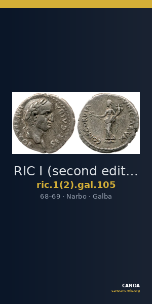 RIC I (second edition) Galba 105 — CANOA