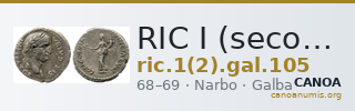 RIC I (second edition) Galba 105 — CANOA