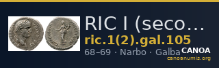 RIC I (second edition) Galba 105 — CANOA