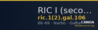 RIC I (second edition) Galba 106 — CANOA