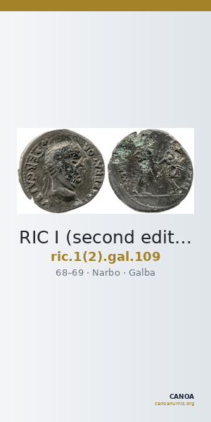 RIC I (second edition) Galba 109 — CANOA