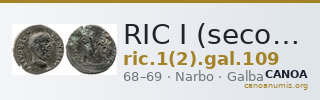 RIC I (second edition) Galba 109 — CANOA