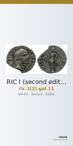 RIC I (second edition) Galba 11 — CANOA
