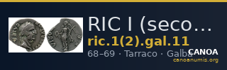RIC I (second edition) Galba 11 — CANOA