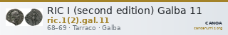 RIC I (second edition) Galba 11 — CANOA