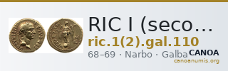 RIC I (second edition) Galba 110 — CANOA