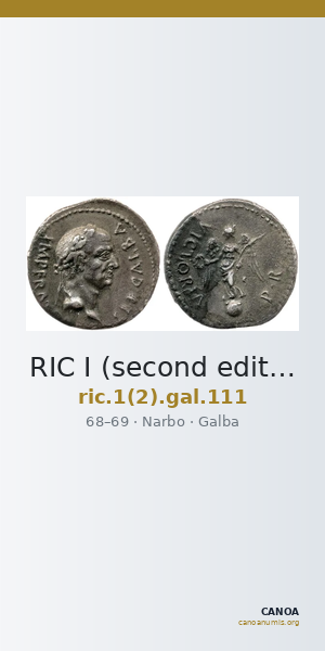 RIC I (second edition) Galba 111 — CANOA