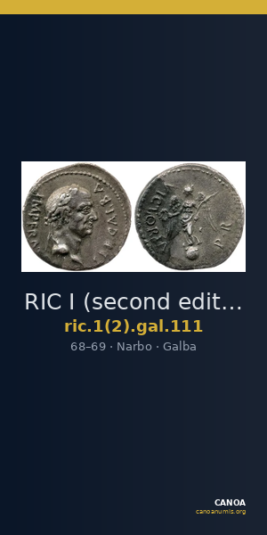 RIC I (second edition) Galba 111 — CANOA