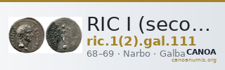 RIC I (second edition) Galba 111 — CANOA