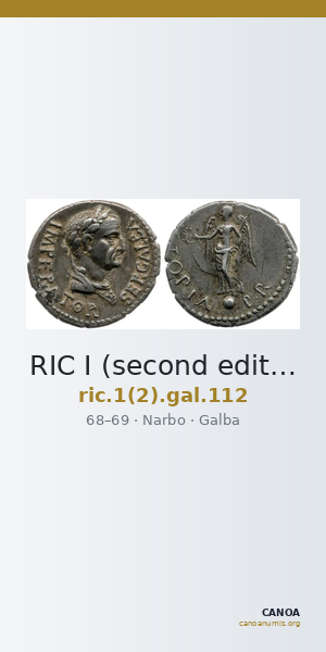 RIC I (second edition) Galba 112 — CANOA