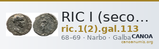 RIC I (second edition) Galba 113 — CANOA