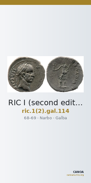 RIC I (second edition) Galba 114 — CANOA