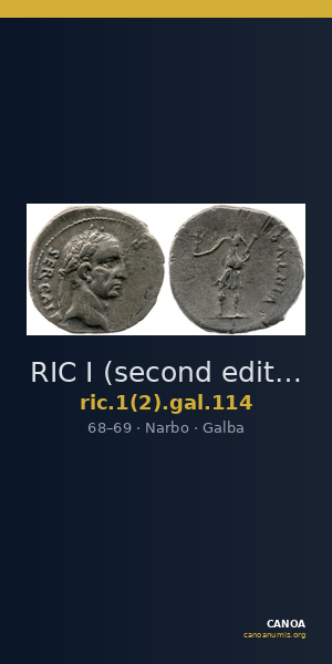 RIC I (second edition) Galba 114 — CANOA