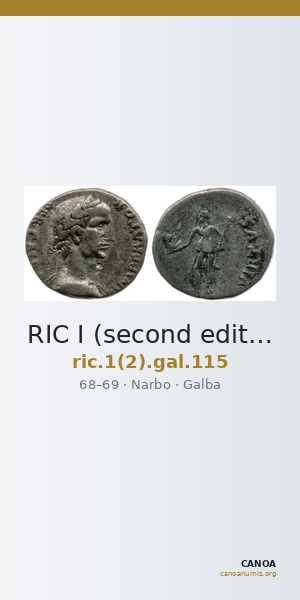 RIC I (second edition) Galba 115 — CANOA